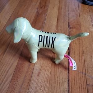 VS PINK Lime green metallic shimmer dog